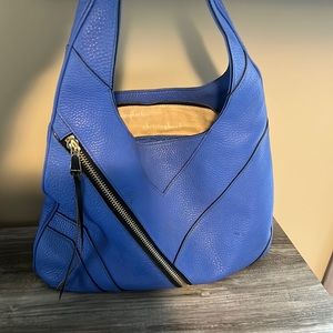 Blue Leather Christopher Kon shoulder bag
